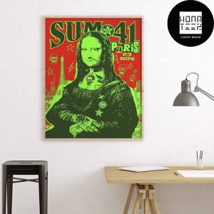 Sum 41 Concert At Paris La Défense Arena France On November 23 2024 Fan Gifts Home Decor Poster Canvas