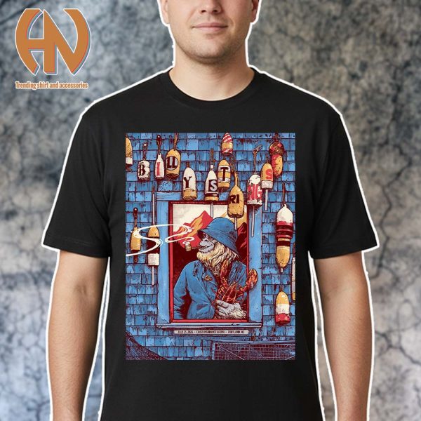 Billy Strings Portland Dan Dippel Night 2 Poster For July 25 2026 At the Cross Insurance Arena In Maine Classic T-Shirt